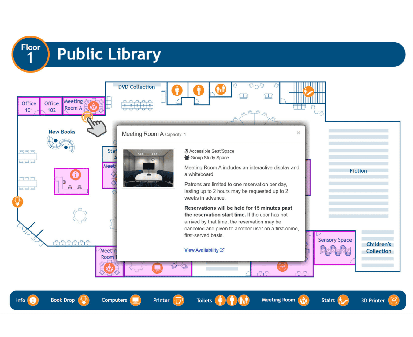 Library Display Map LibMaps