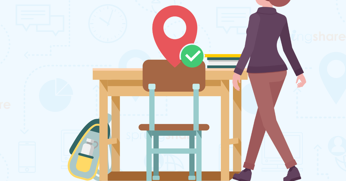 Two students studying geography